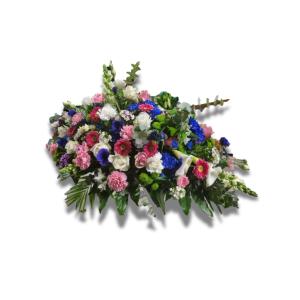 Dessus de cercueil fleurs naturelles N°030-1