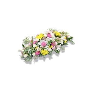 Dessus de cercueil fleurs naturelles N°040-2